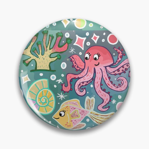 Item preview, Underwater Rainbow Creatures designed and sold by MadebySan.