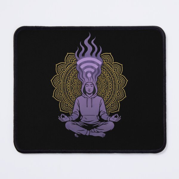 Item preview, Cyber Monk. Wellbeing meditation. Design 2. designed and sold by Shoot-The-Moon.