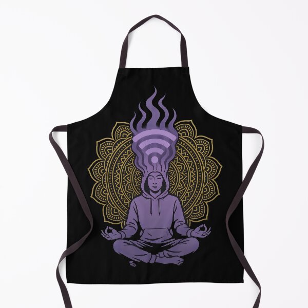 Item preview, Cyber Monk. Wellbeing meditation. Design 2. designed and sold by Shoot-The-Moon.