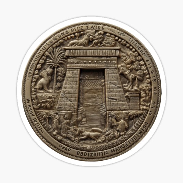 Item preview, 07of40 Persian Empire Mystical DAD Coin Artifact designed and sold by TheBrainArt.