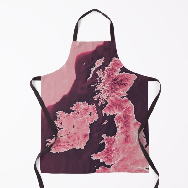 Item preview, Britain and Ireland maps in red designed and sold by DreamingBeetle.