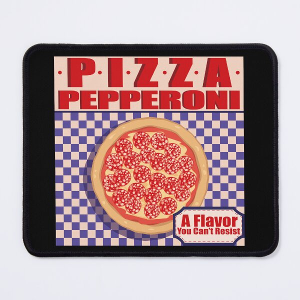 Item preview, Retro Pepperoni pizza designed and sold by Art-of-Rory.