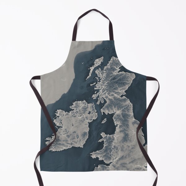 Item preview, Britain and Ireland maps in ghoul designed and sold by DreamingBeetle.