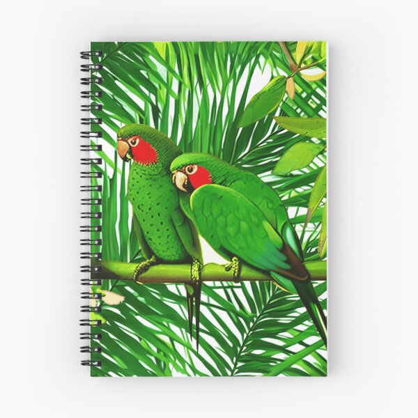 Item preview, Green and Red African Parrots designed and sold by Marymarice.
