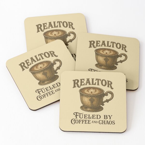 Item preview, Caffeinated Realtor & Chaos designed and sold by intromura.