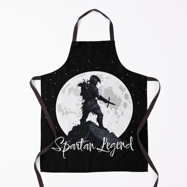 Item preview, Spartan Legend Silhouette Under Full Moon designed and sold by Limitry.