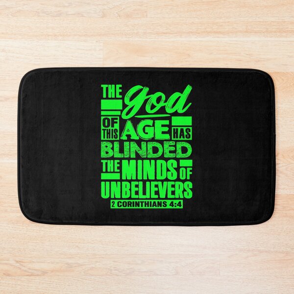 Item preview, 2 Corinthians 4:4 The god Of This Age Has Blinded The Minds Of Unbelievers designed and sold by plushism.
