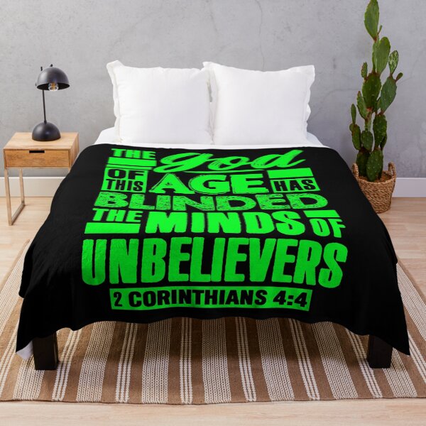 Item preview, 2 Corinthians 4:4 The god Of This Age Has Blinded The Minds Of Unbelievers designed and sold by plushism.