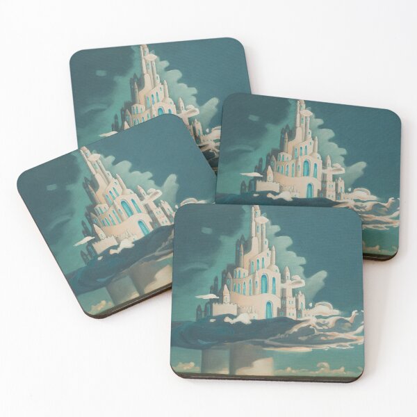 Item preview, Castle on cloud fantasy oil painting designed and sold by Yue Zeng Art Studio.