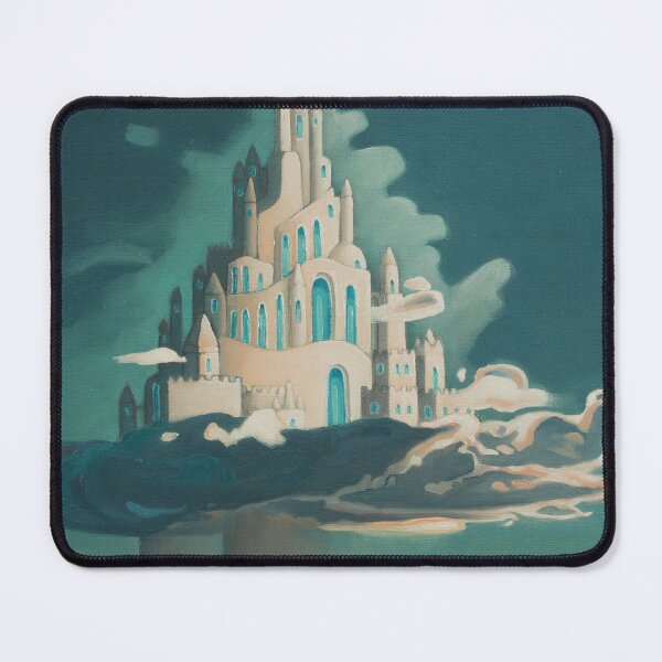Item preview, Castle on cloud fantasy oil painting designed and sold by Yue Zeng Art Studio.