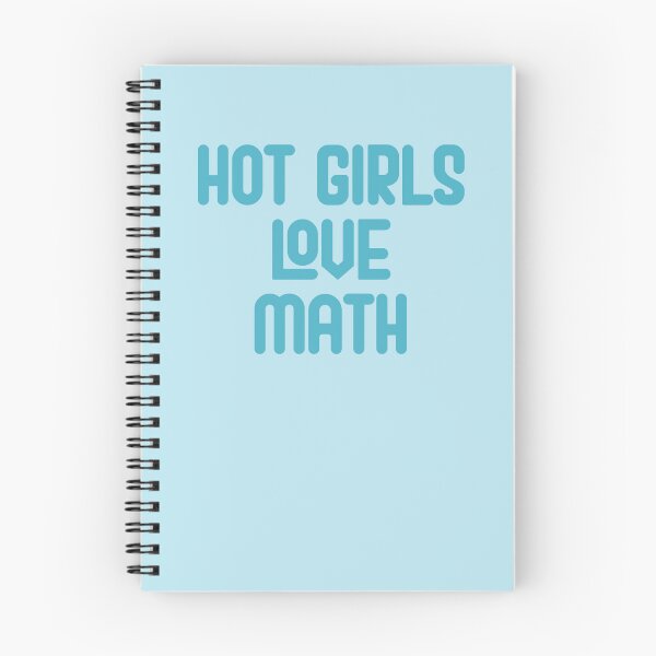 Item preview, Hot Girls Love Math - Red Bold Text designed and sold by Chubuter.