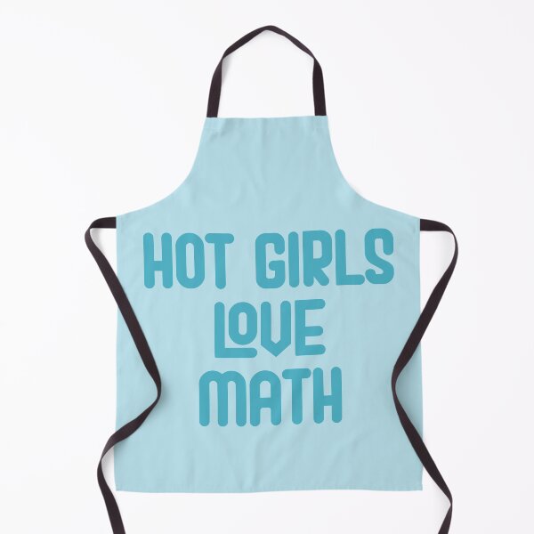 Item preview, Hot Girls Love Math - Red Bold Text designed and sold by Chubuter.