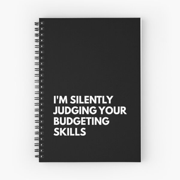 Item preview, I'm Silently Judging Your Budgeting Skills Funny Finance Saying designed and sold by CuteLovelyDesigns.