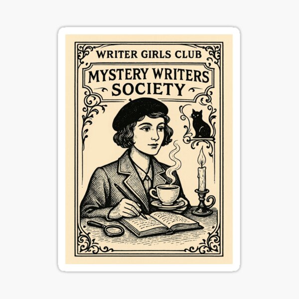 Item preview, Writer Girls Club Mystery wall art  designed and sold by Violetta Leone .