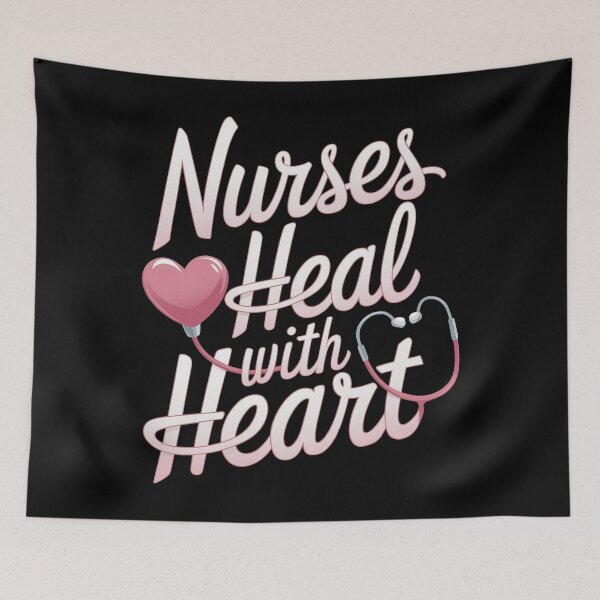 Item preview, Nurses heal with heart designed and sold by ZAIKY DREAMS.