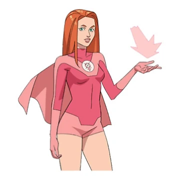 Artwork thumbnail, Atom Eve Invincible Sticker by StickerSuite