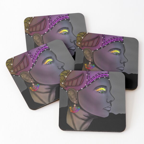 Item preview, Nefertari Reimagined: Queen of the Cosmic Realms designed and sold by HarleeKharmaDesigns.
