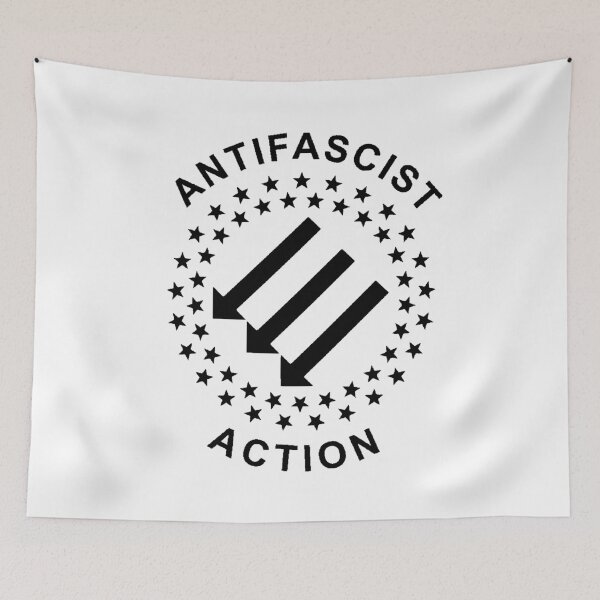 Item preview, Antifascist Americana - Antifascist Action (Black) designed and sold by Benzona's Antifascist Americana.