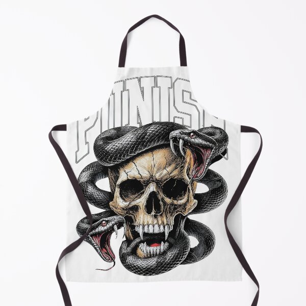 Item preview, Punish Venom – Gothic Skull and Serpent Art Tee designed and sold by SAsi666.