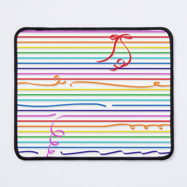 Item preview, Rainbow stripes (Ribbon) , Original drawing art pattern designed and sold by dizzy8.