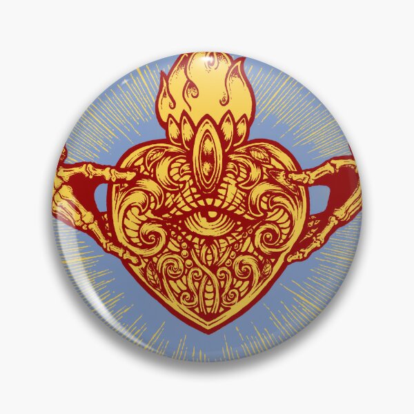 Item preview, Sagrado Corazón de Claddagh - Fuego designed and sold by Roberto Jaras Lira.