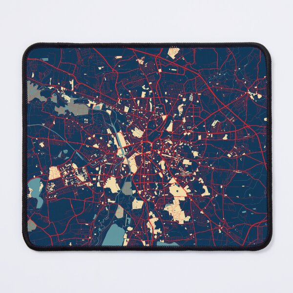 Item preview, Leipzig City Map of Saxony, Germany - Hope designed and sold by deMAP.