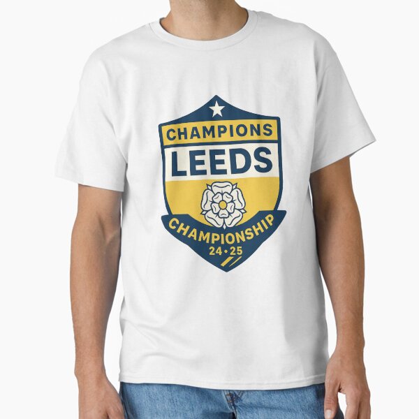 Item preview, Leeds – Championship Winners 2024/25 Badge designed and sold by Final Whistle Art.