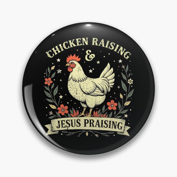 Item preview, Chicken Raising and Jesus Praising designed and sold by MackenzieBin.