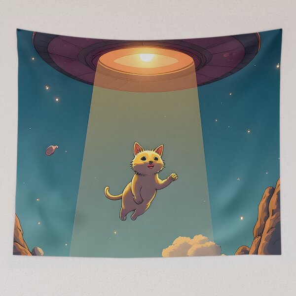 Item preview, abducted cat designed and sold by aliraweb.