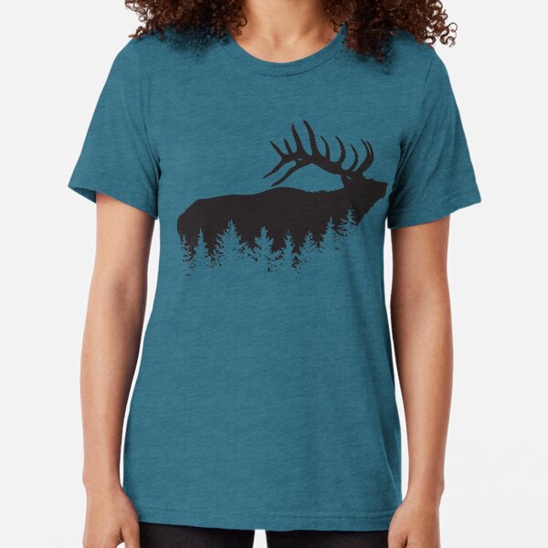 Item preview, Deer and Evergreens Hunting designed and sold by LemonRindDesign.