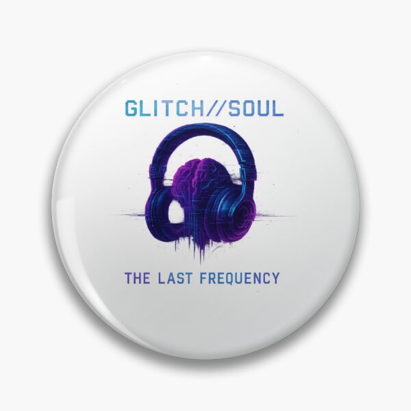 Item preview, Glitch Soul – The Last Frequency | Cyberpunk brainwave design designed and sold by LevelUpDark.