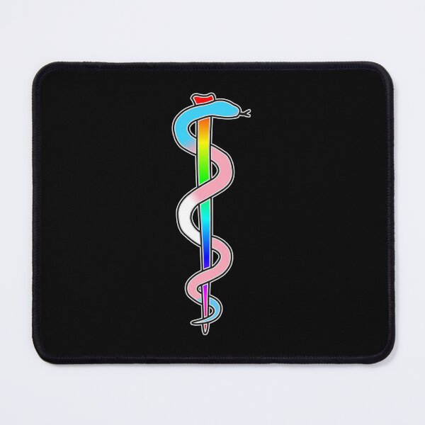 Item preview, Rod of Asclepius (LGBT) designed and sold by SpitsPixels.