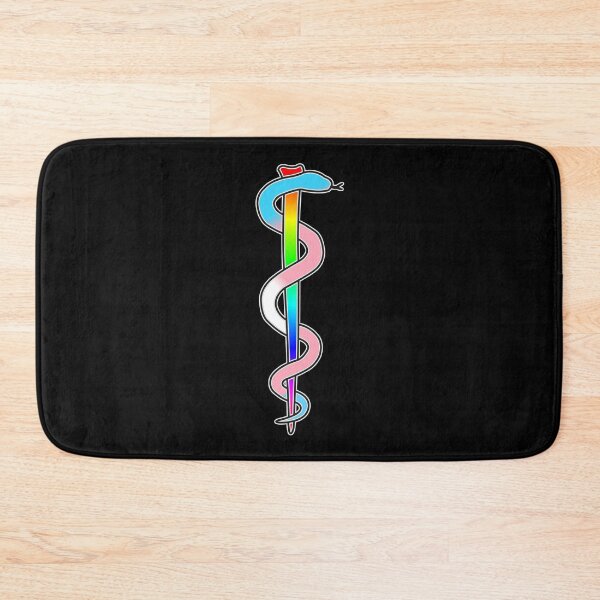 Item preview, Rod of Asclepius (LGBT) designed and sold by SpitsPixels.