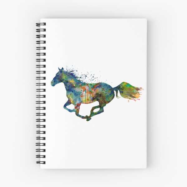 Item preview, Running Horse Watercolor Silhouette designed and sold by caracatita75.