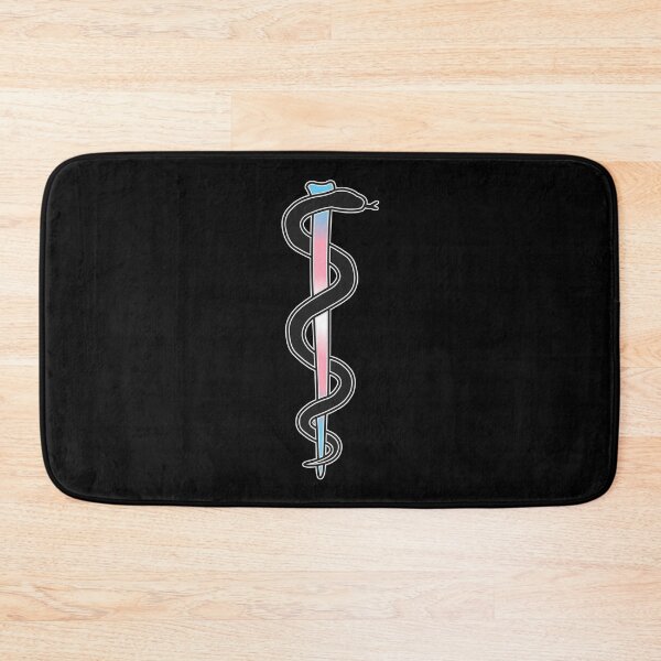 Item preview, Rod of Asclepius (transgender rod alt) designed and sold by SpitsPixels.