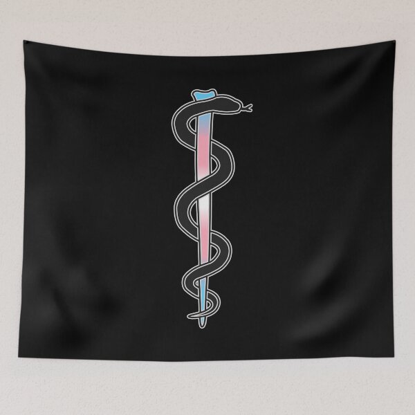 Item preview, Rod of Asclepius (transgender rod alt) designed and sold by SpitsPixels.