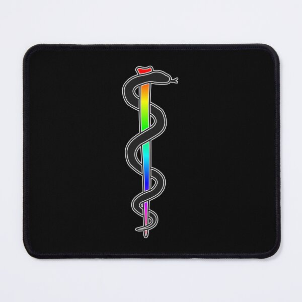 Item preview, Rod of Asclepius (rainbow rod) designed and sold by SpitsPixels.