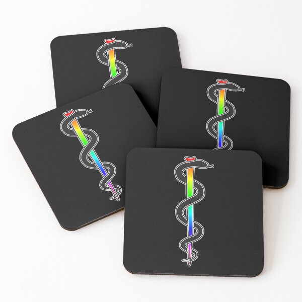 Item preview, Rod of Asclepius (rainbow rod) designed and sold by SpitsPixels.