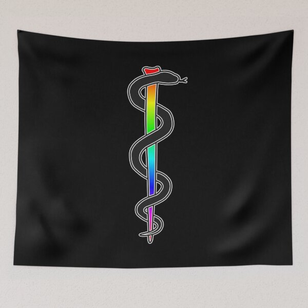 Item preview, Rod of Asclepius (rainbow rod) designed and sold by SpitsPixels.