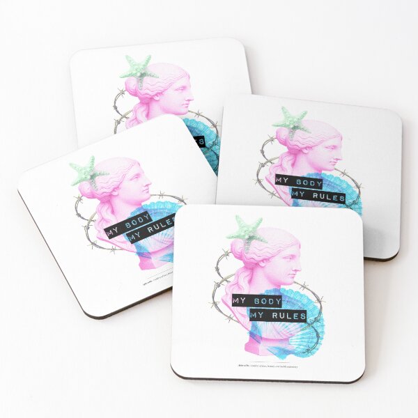 Item preview, Aphrodite Design – Feminist Greek Goddess Art | My Body My Rules designed and sold by Claque.