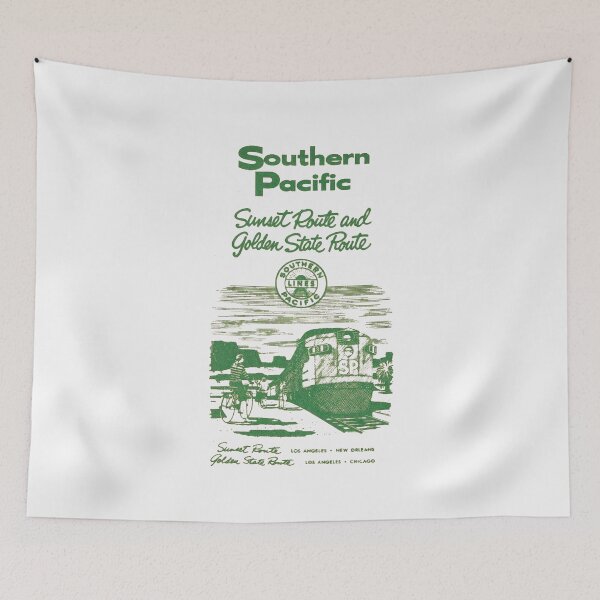 Artikelvorschau, Vintage Southern Pacific Lines Railroad entworfen und verkauft von QuayTradingCo.