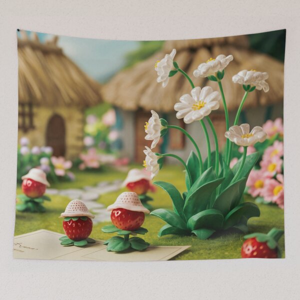 Item preview, Postcard,summer in the village. plasticine. designed and sold by elegantpaterns.