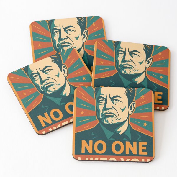 Item preview, No One Likes You Propaganda Poster designed and sold by Sunny Apocalypse .