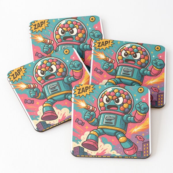 Item preview, Gumbot: Defender of the Candy Galaxy designed and sold by Snackwear Apparel.