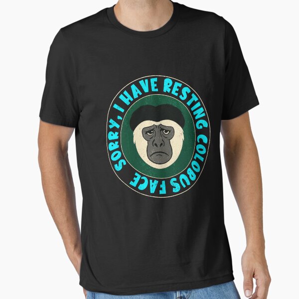 Item preview, Resting Colobus Face designed and sold by nkomokezar.