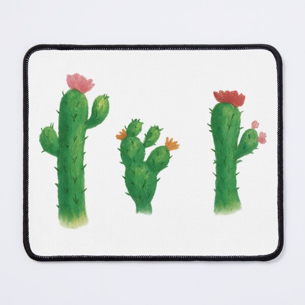 Item preview, Hand-Painted Watercolor Cactus Turned Oil Painting – Prickly Pear Illustration designed and sold by Pacika.