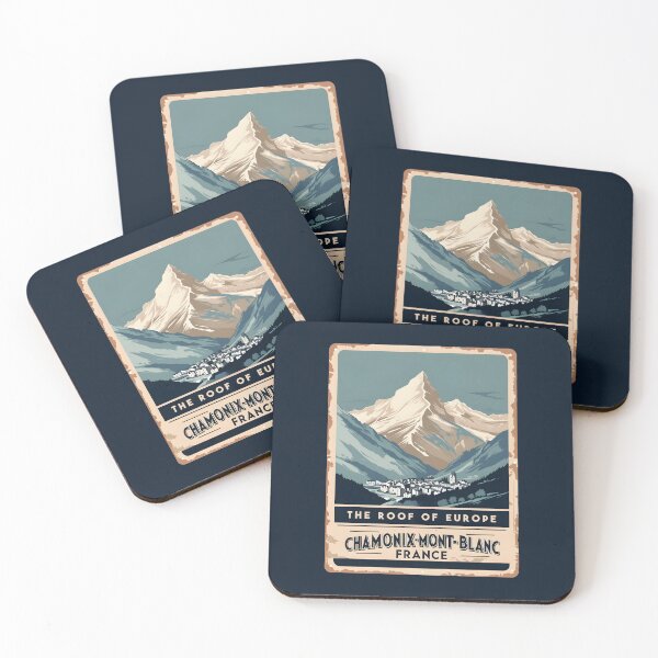 Item preview, A Vintage Travel Art of Chamonix-Mont-Blanc - France  designed and sold by GoodOldVintage.