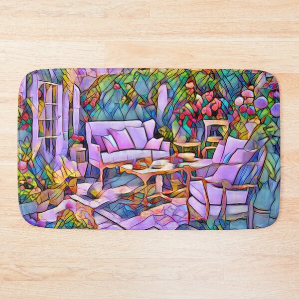 Item preview, Blue Patio designed and sold by RiverDeeDesigns.