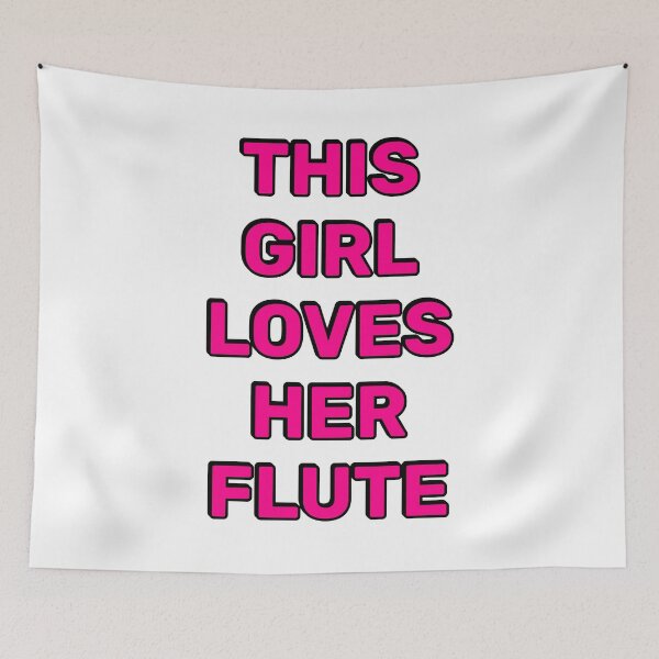Item preview, This Girl Loves Her Flute - Flute Girl designed and sold by Inspirationmotivation.