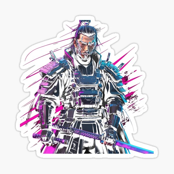 Artikel-Vorschau von Neon Ronin Vanguard – Cyberpunk Samurai, designt und verkauft von MatthewAMerman.